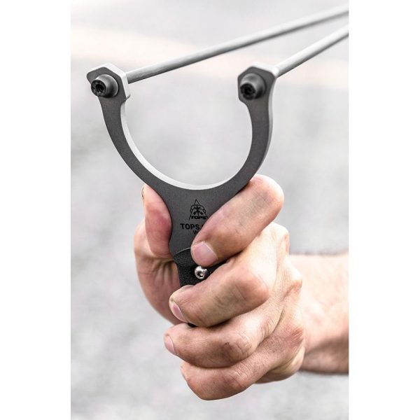 TOPS Sling Shot Fixed Blade 1095 Carbon Steel Micarta