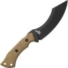 TOPS Tundra Wolf Fixed Blade 1095HC Steel Green Micarta