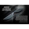 TOPS Unzipper Fixed Blade Knife 1095HC Steel Black G10