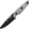TOPS UTE Utility Fixed Blade Knife 1095 Steel Black Micarta