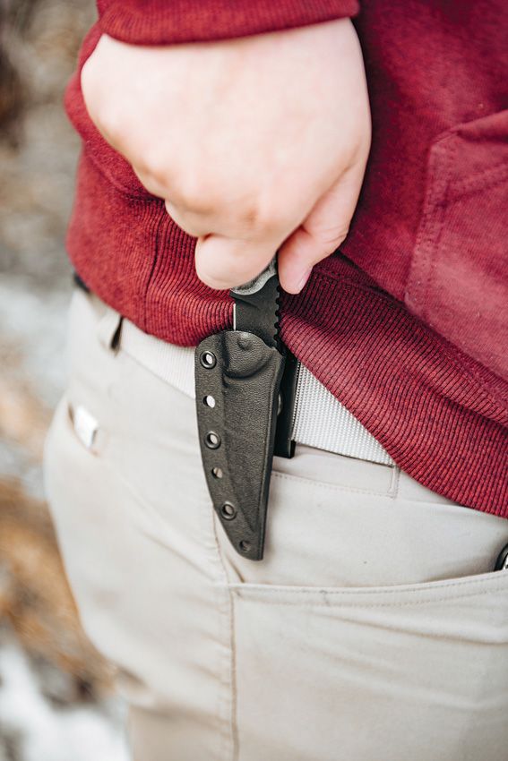 TOPS UTE Utility Fixed Blade Knife 1095 Steel Black Micarta