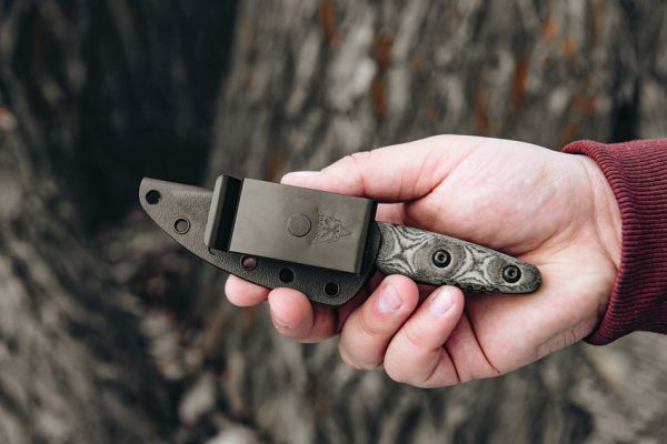 TOPS UTE Utility Fixed Blade Knife 1095 Steel Black Micarta