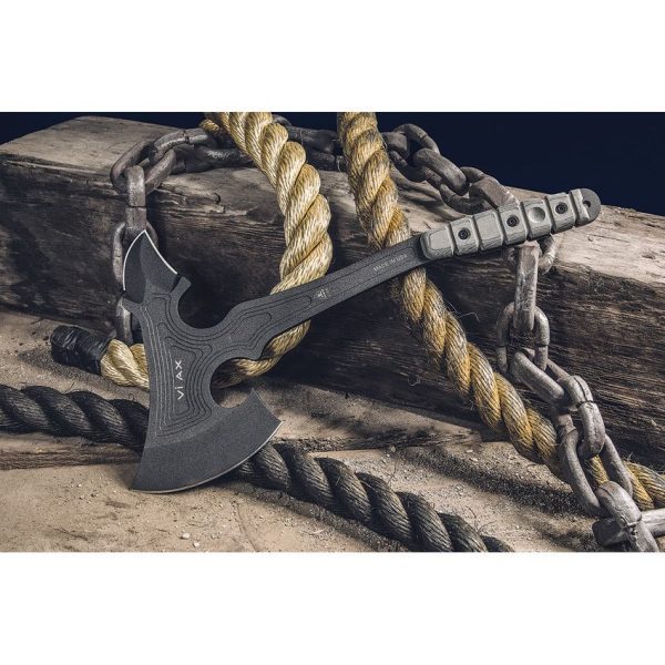 TOPS VI Ax 1075 Carbon Steel Fixed Blade Axe USA Made