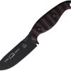 TOPS Viper Scout Fixed Blade 1095 Carbon Steel Red G-10