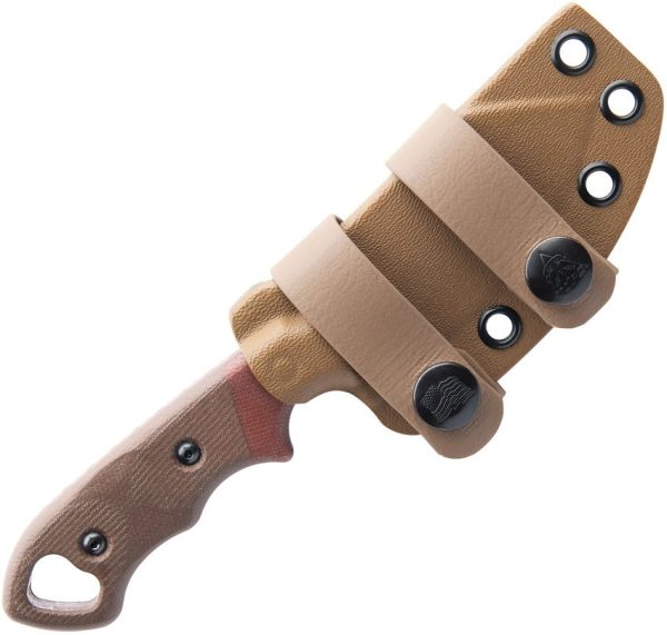 TOPS Viking Tactics Patriot Fixed Blade - Micarta Handle