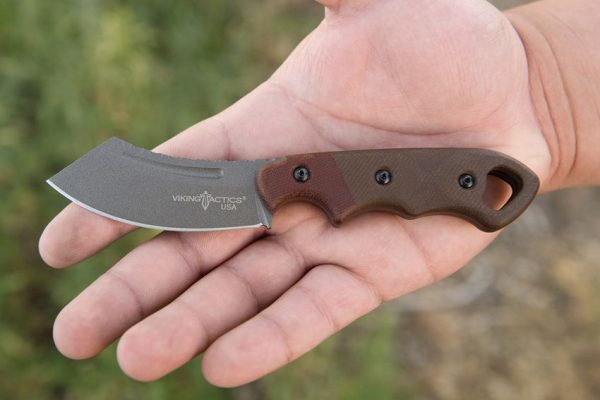 TOPS Viking Tactics Patriot Fixed Blade - Micarta Handle