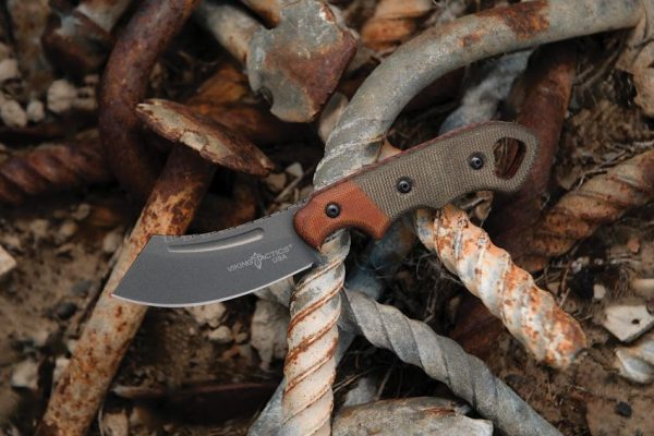 TOPS Viking Tactics Patriot Fixed Blade - Micarta Handle