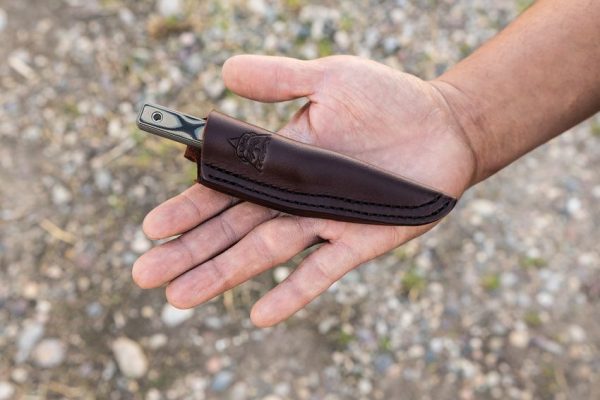 TOPS Wood Nymph Fixed Blade 1095HC Steel Black Tan G10