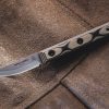 TOPS Wood Nymph Fixed Blade 1095HC Steel Black Tan G10