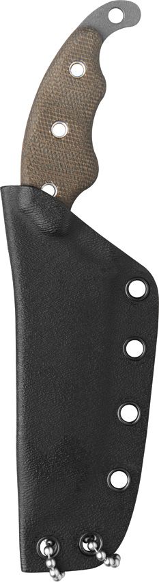 TOPS Wind Runner Fixed Blade Knife 3.5" 1095HC Gray Cerakote