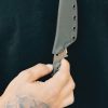 TOPS Wind Runner Fixed Blade Knife 3.5" 1095HC Gray Cerakote