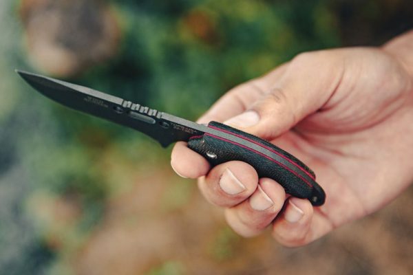 TOPS Wind Runner Fixed Blade Knife 3.5" 1095HC Gray Cerakote