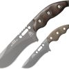 TOPS Wind Runner Piggyback Combo Fixed Blade 1095HC Gray