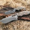TOPS Wind Runner Piggyback Combo Fixed Blade 1095HC Gray
