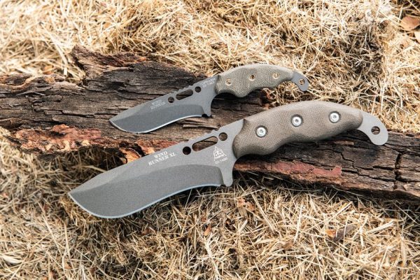 TOPS Wind Runner Piggyback Combo Fixed Blade 1095HC Gray