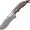 TOPS Wind Runner XL Fixed Blade Knife 1095HC Gray Tungsten