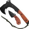 TOPS Wolf Pax 2 Combo Fixed Blade Axe 1095 Steel USA