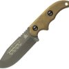 TOPS Wilderness Guide '23 Fixed Blade 1095HC Gray Cerakote