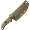 TOPS Wilderness Guide '23 Fixed Blade 1095HC Gray Cerakote