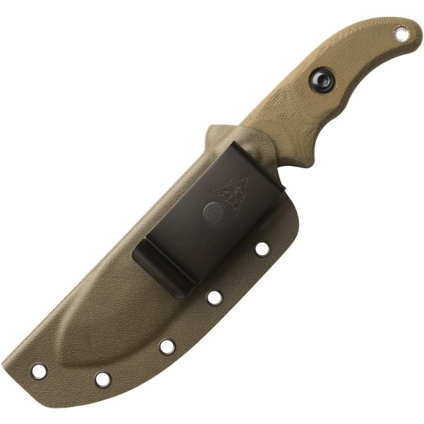TOPS Wilderness Guide '23 Fixed Blade 1095HC Gray Cerakote