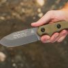 TOPS Wilderness Guide '23 Fixed Blade 1095HC Gray Cerakote