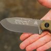 TOPS Wilderness Guide '23 Fixed Blade 1095HC Gray Cerakote