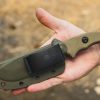 TOPS Wilderness Guide '23 Fixed Blade 1095HC Gray Cerakote