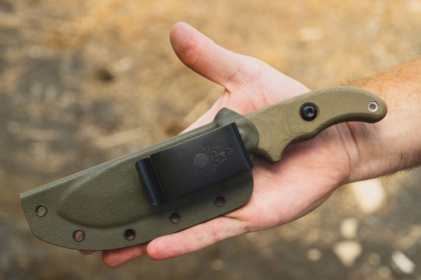 TOPS Wilderness Guide '23 Fixed Blade 1095HC Gray Cerakote