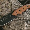 TOPS Wilderness Guide 4.0 Fixed Blade 1095HC Black Tan