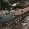 TOPS Wilderness Guide 4.0 Fixed Blade 1095HC Black Tan