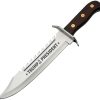 Trump Gatorback Bowie Sawback Fixed Blade - Brown Pakkawood