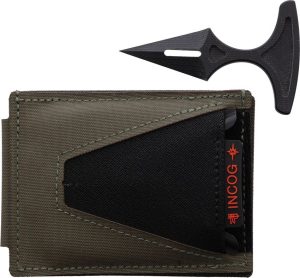 Toor Snake Doctor Incog Wallet Folding Knife Green G10