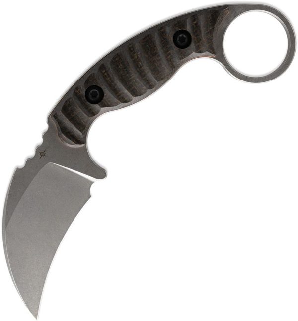 Toor Karsumba R Fixed Blade CPM-154 Burlap Micarta Knife