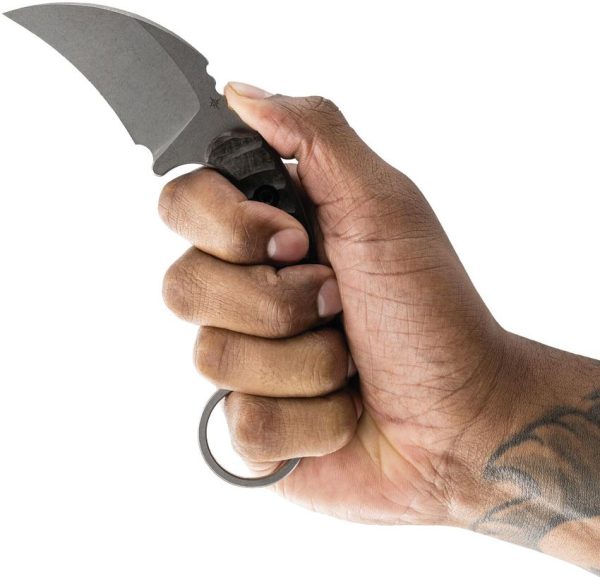 Toor Karsumba R Fixed Blade CPM-154 Burlap Micarta Knife