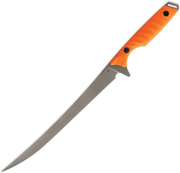 Toor Avalon Fillet Knife CPM-154 Blaze Orange Fixed Blade