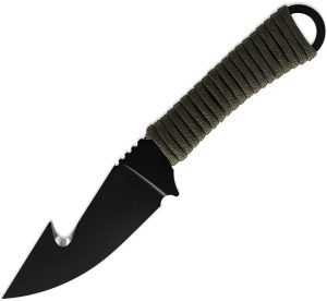 TR33806.jpg Toor Merlin Gut Hook Woodland Fixed Blade CPM-154 Knife