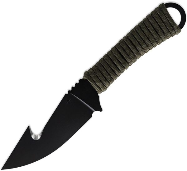 Toor Merlin Gut Hook Woodland Fixed Blade CPM-154 Knife