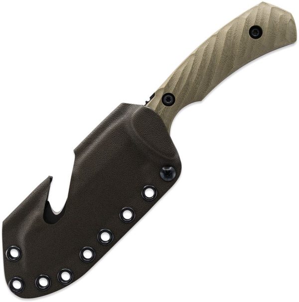 Toor Egress 2.0 Guthook Fixed Blade CPM Cru-Wear Green G10