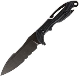 TR33810.jpg Toor Marine Utility Fighting Dive Fixed Blade CPM Cru-Wear Black