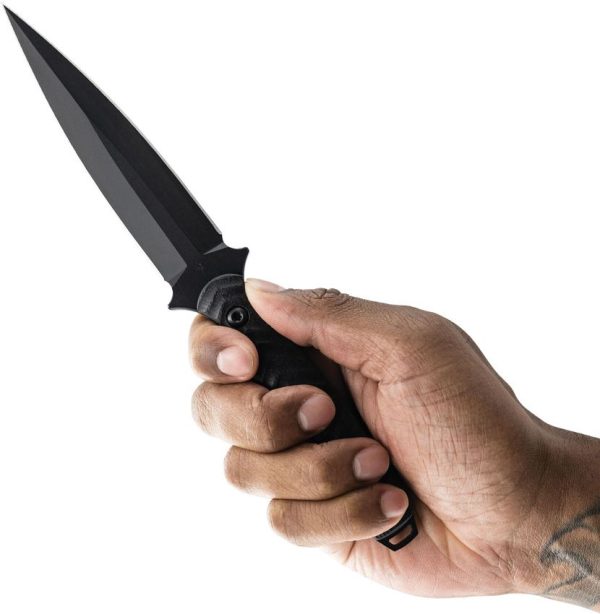 Toor Specter Fixed Blade CPM-M4 Black Dagger Knife