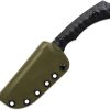 Toor Brauler Fixed Blade Bomber Black CPM Cru-Wear Knife
