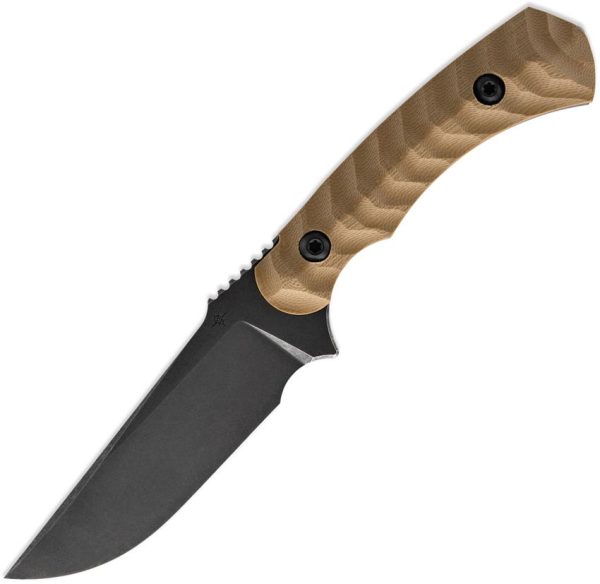 Toor Brauler Fixed Blade Tan CPM Cru-Wear Steel Knife