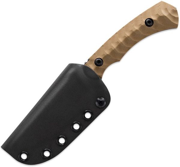 Toor Brauler Fixed Blade Tan CPM Cru-Wear Steel Knife