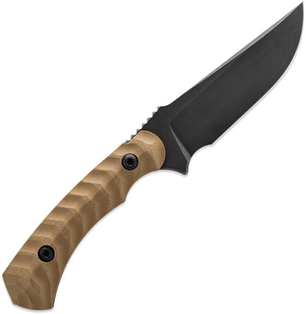 Toor Brauler Fixed Blade Tan CPM Cru-Wear Steel Knife