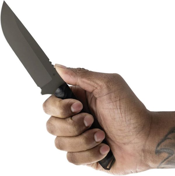 Toor Field 2.0 Fixed Blade Moss CPM-154 Ebony Wood Knife