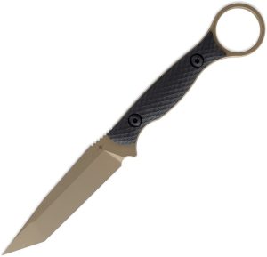 Toor Serpent T Fixed Blade CPM-3V Tanto FDE 3.75"