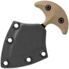 Toor Vasive Push Dagger Tan G10 CPM-154 Fixed Blade Knife