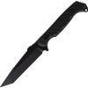 TR33837.jpg Toor Darter T Fixed Blade CPM S35VN Tanto Black G10 Knife