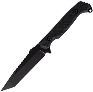 TR33837.jpg Toor Darter T Fixed Blade CPM S35VN Tanto Black G10 Knife