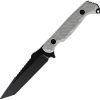 TR33838.jpg Toor Darter T Fixed Blade CPM S35VN Tanto Gray G10 Knife